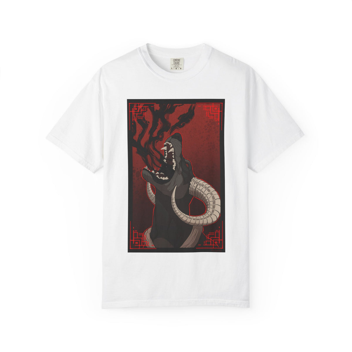 Houndoom Pokémon Shirt | Haloween | Artistic vision Tee | Dark Canine | Demon Dog Art | Wearable Beast Art