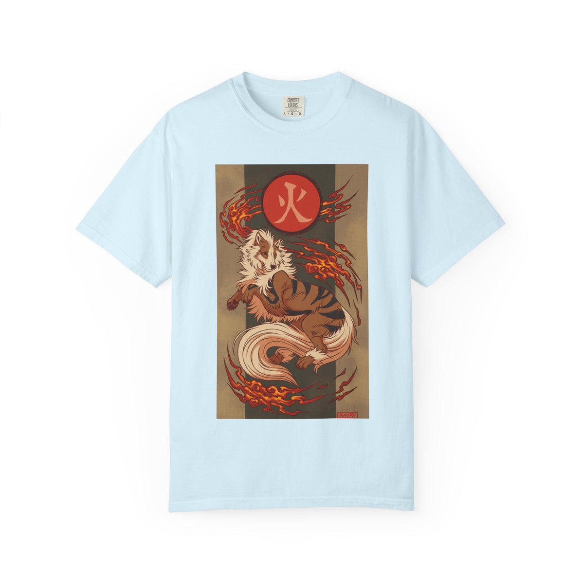 okémon x Okami Crossover | Arcanine x Amaterasu Wearable Art Tee | Japanese Wolf Spirit x Fire Hound T-Shirt | Graphic shirt |