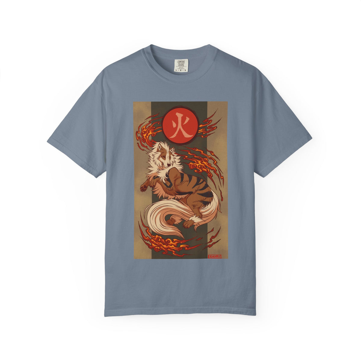 okémon x Okami Crossover | Arcanine x Amaterasu Wearable Art Tee | Japanese Wolf Spirit x Fire Hound T-Shirt | Graphic shirt |
