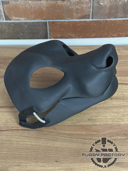 Fox fursuit Head Base, Semi Toony, 3D Printed Moving Jaw