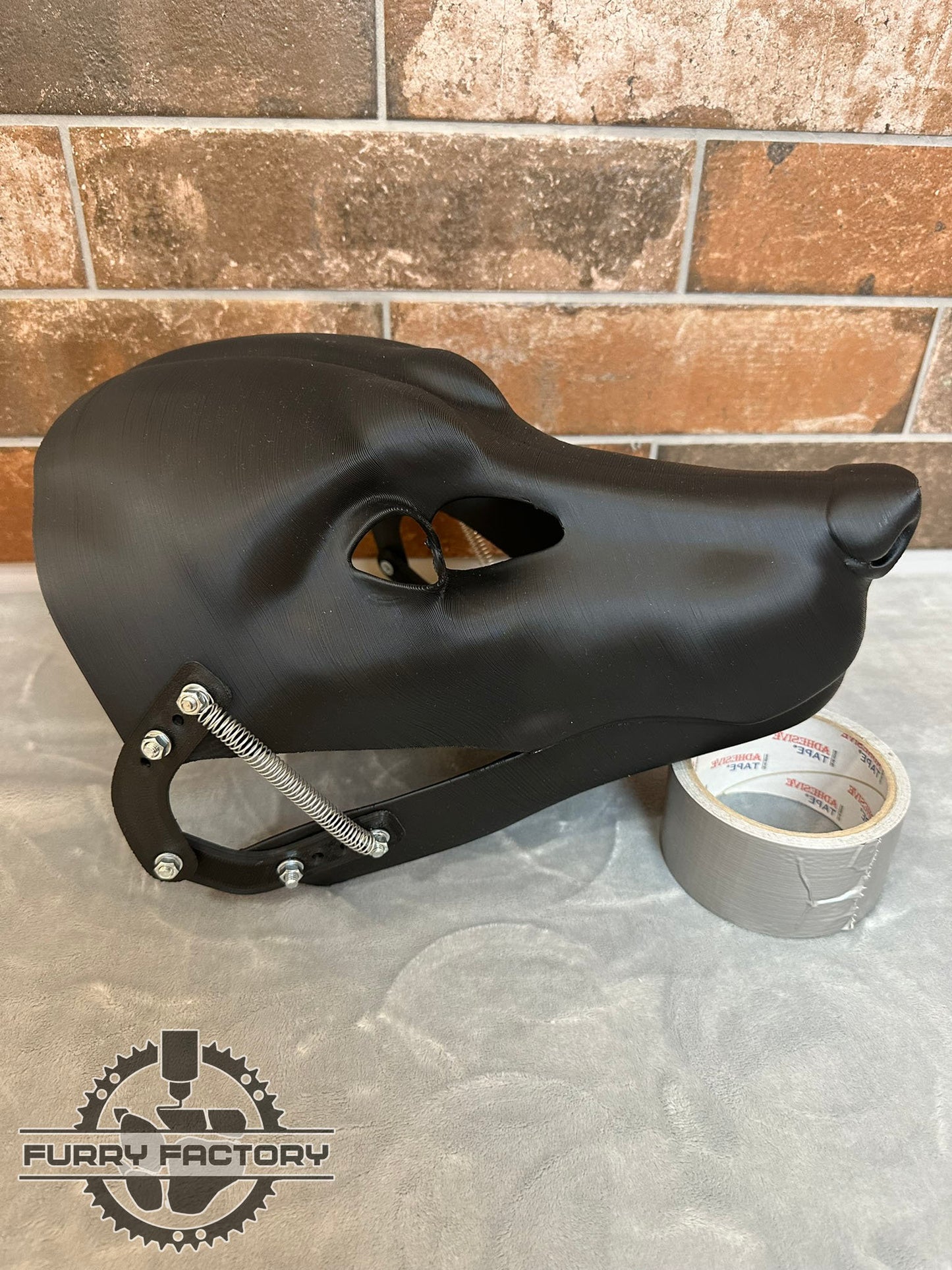 Fox-Fursuit-Kopf-Basis: Realistisches, 3D-gedrucktes, bewegliches Kiefergelenk, Hunde-Blank