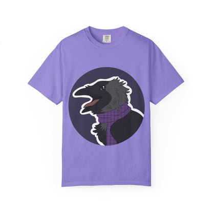 Raven Portrait T-Shirt | Raven with Scarf Graphic Tee