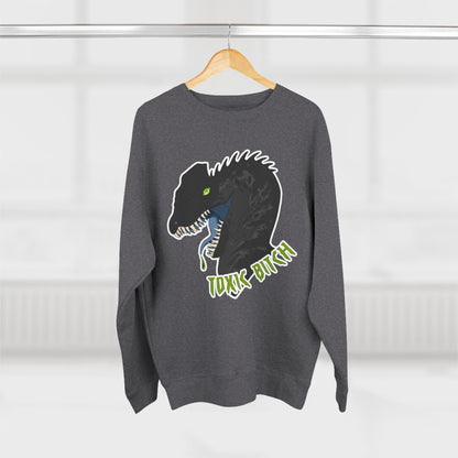 Dilophosaurus Dinosaur "Toxic Bitch" Crewneck Sweatshirt