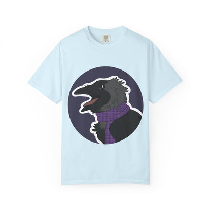 Raven Portrait T-Shirt | Raven with Scarf Graphic Tee