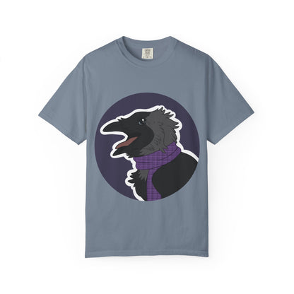 Raven Portrait T-Shirt | Raven with Scarf Graphic Tee