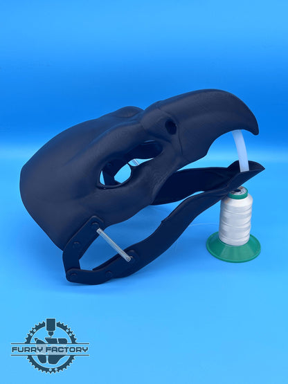Eagle head base moving jaw, Realistic, 3D printed, DIY cosplay blank