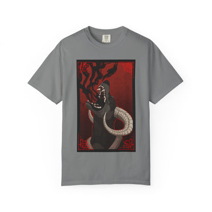 Houndoom Pokémon Shirt | Haloween | Artistic vision Tee | Dark Canine | Demon Dog Art | Wearable Beast Art