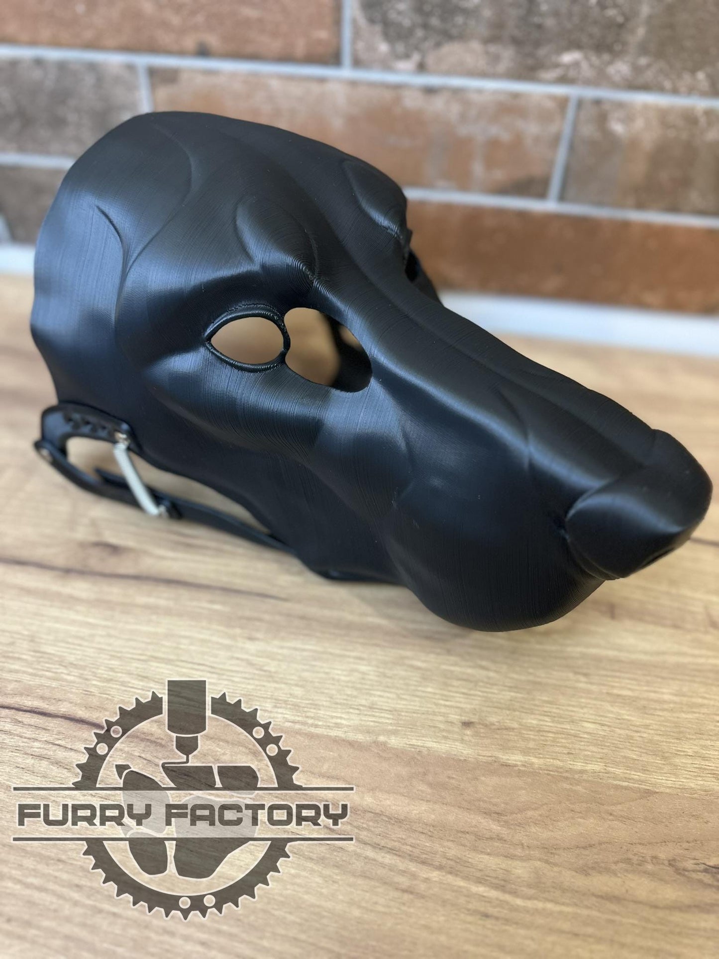 Dobermann Fursuit Kopf Basis: Realistische 3D-gedruckte Kiefer bewegliche Hunde Rohling