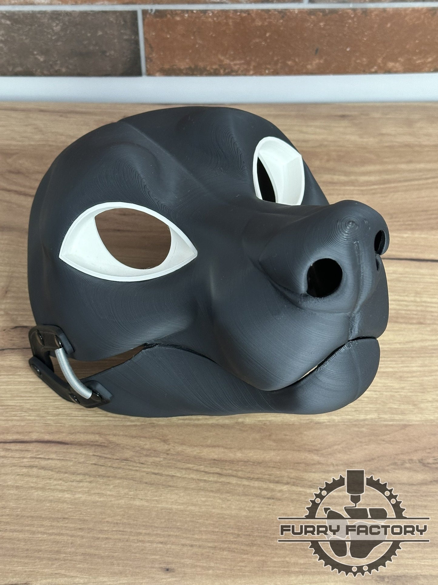 Fox fursuit Head Base, Semi Toony, 3D Printed Moving Jaw