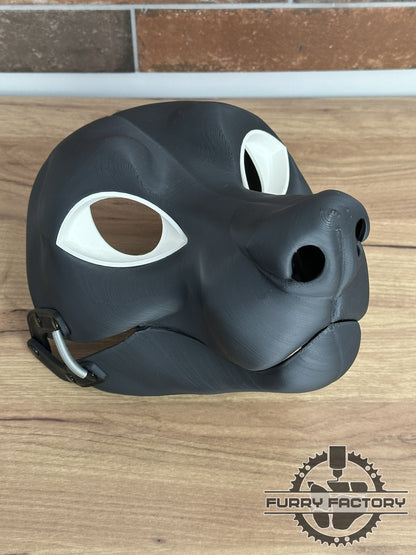 Fox fursuit Head Base, Semi Toony, 3D Printed Moving Jaw