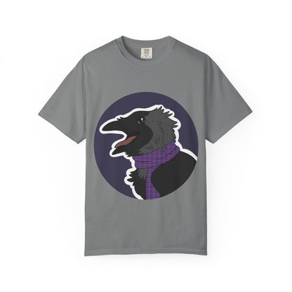 Raven Portrait T-Shirt | Raven with Scarf Graphic Tee