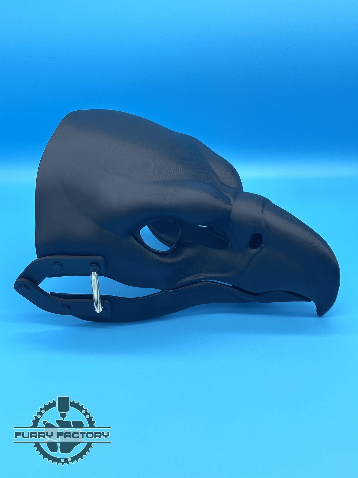 Eagle head base moving jaw, Realistic, 3D printed, DIY cosplay blank
