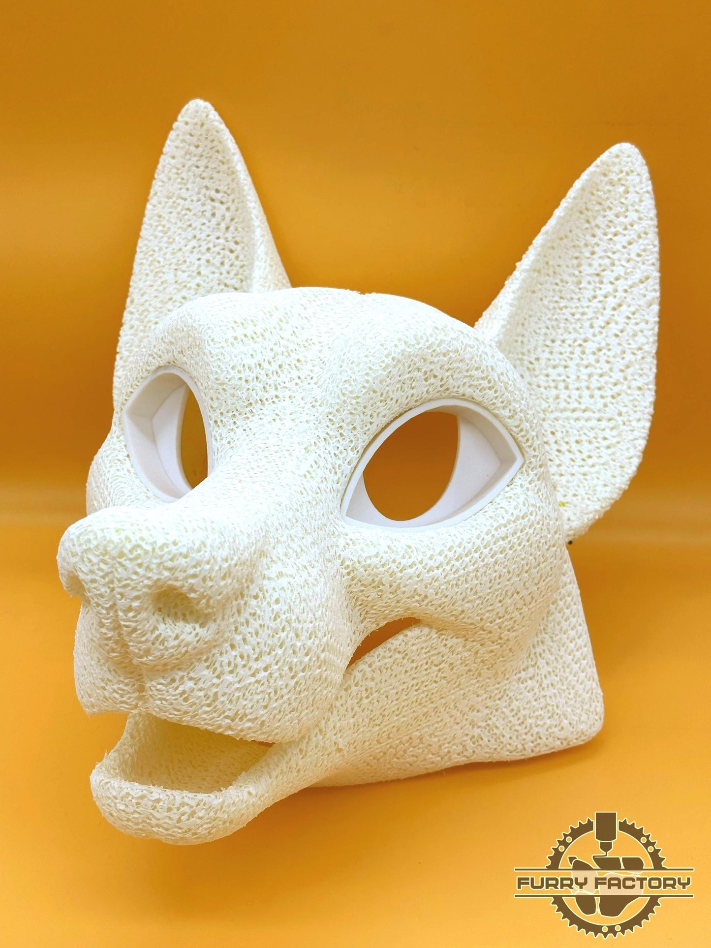 Foam TPU Base Toony Fox, Lightweight Fursuit Head, Soft Water Resistant