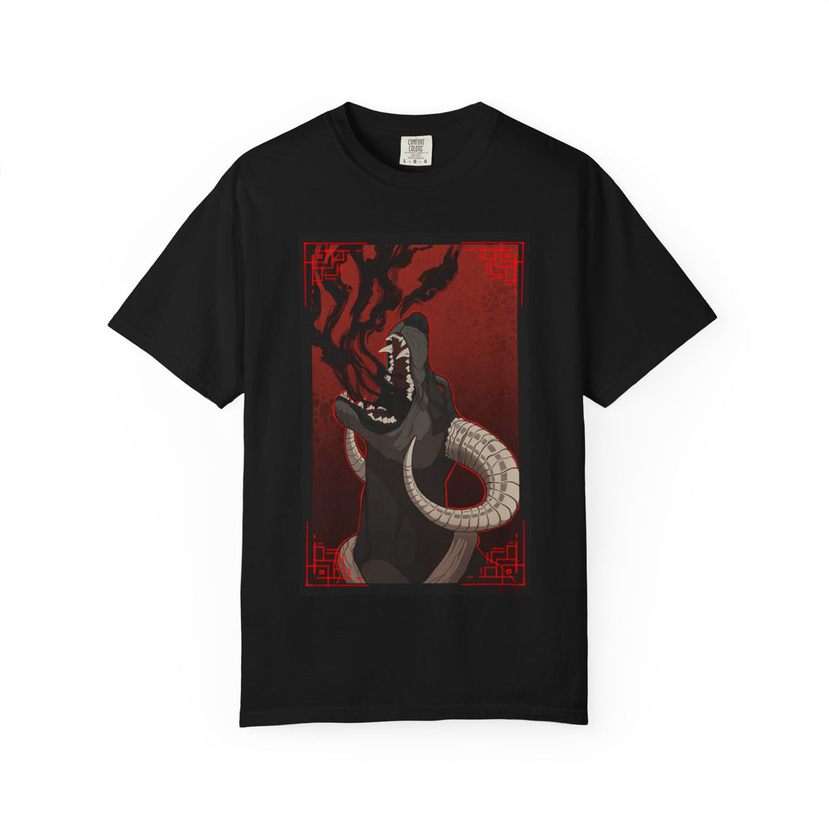 Houndoom Pokémon Shirt | Haloween | Artistic vision Tee | Dark Canine | Demon Dog Art | Wearable Beast Art