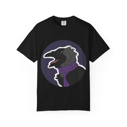 Raven Portrait T-Shirt | Raven with Scarf Graphic Tee
