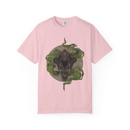 Tiger Skull Creature Shirt | Gothic Animal Tee | Supernatural Art