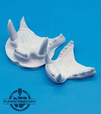 Tiger Fursuit Jaw Set: 3D Printed Realistic Big Cat Teeth