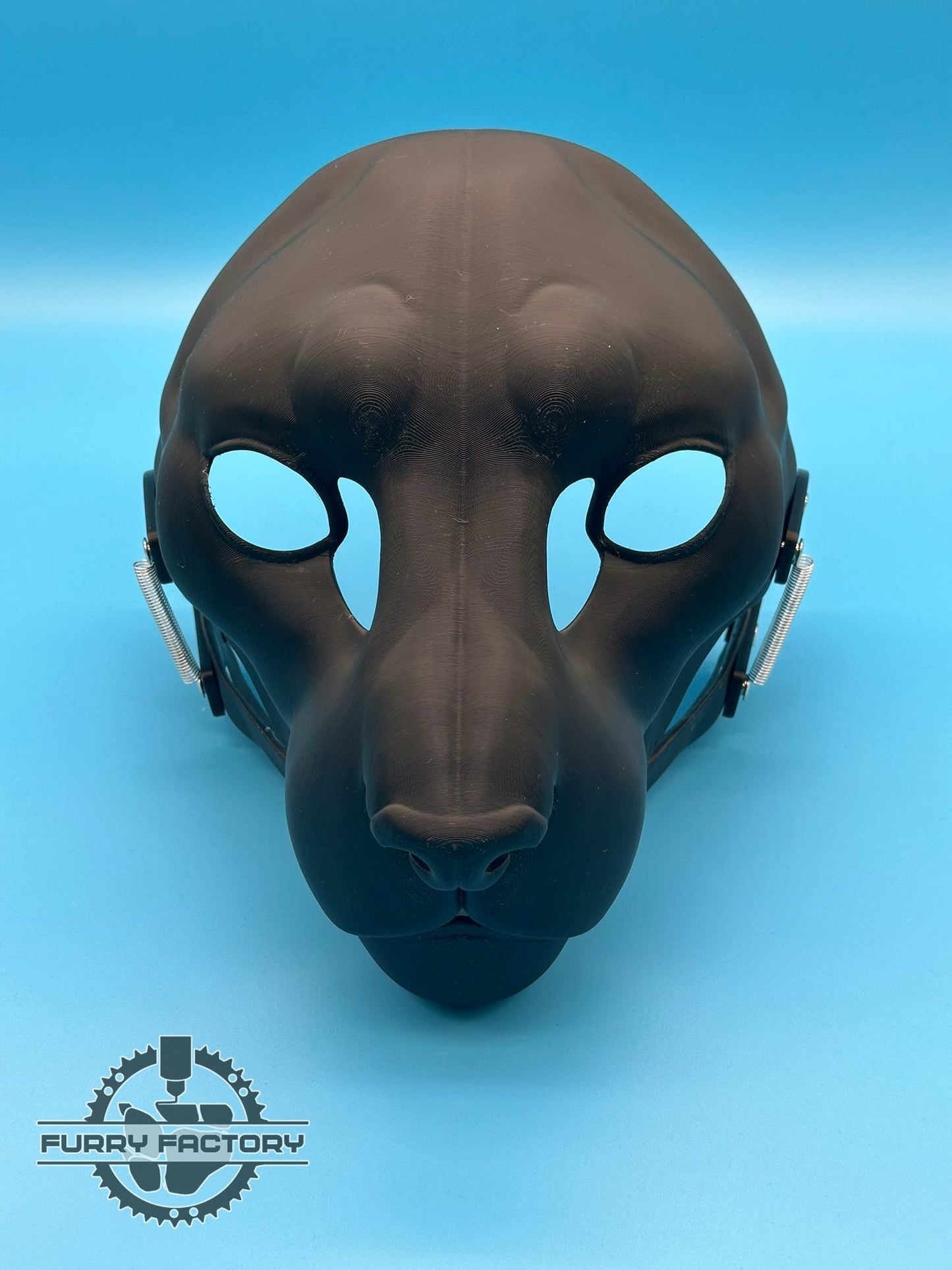 Lynx Fursuit Head Base - Realisitc with Moving jaw (3D printed)