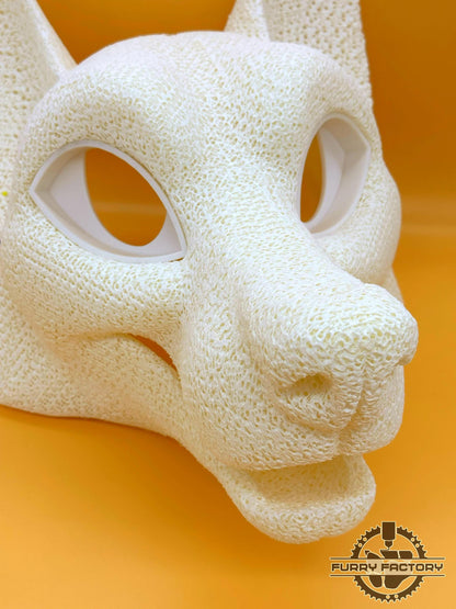 Foam TPU Base Toony Fox, Lightweight Fursuit Head, Soft Water Resistant
