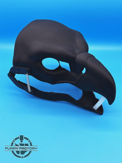 Eagle head base moving jaw, Realistic, 3D printed, DIY cosplay blank