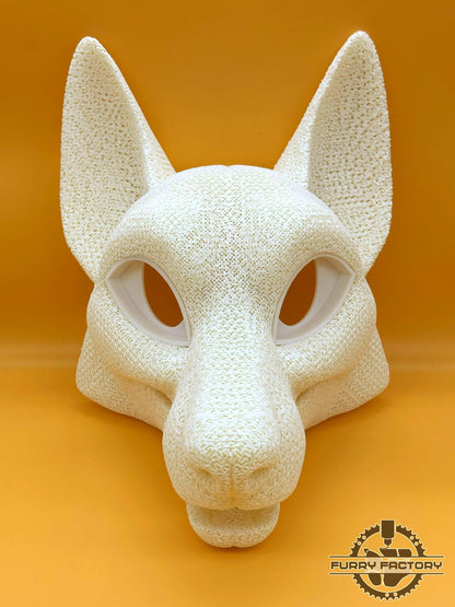 Foam TPU Base Toony Fox, Lightweight Fursuit Head, Soft Water Resistant