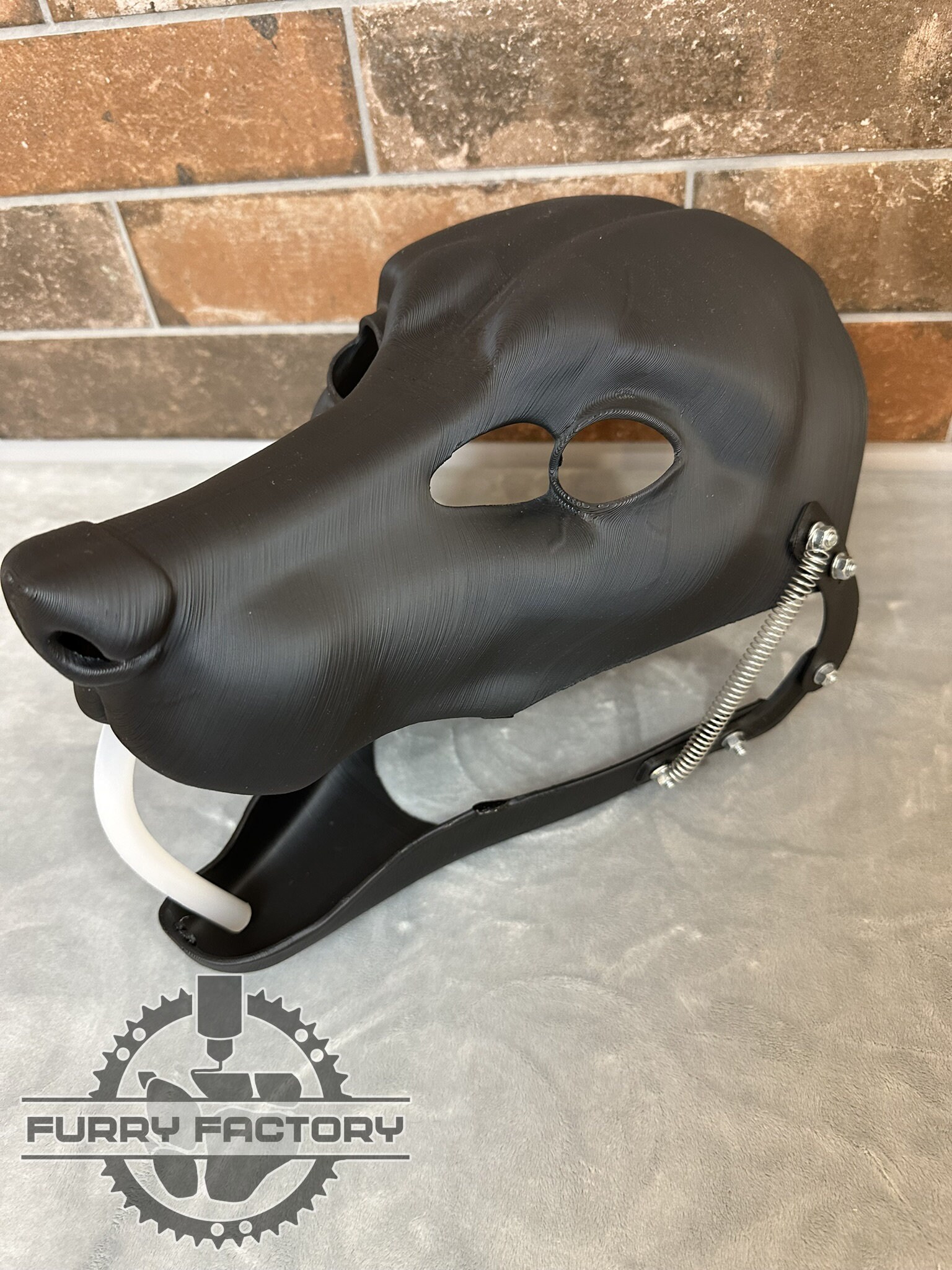 Fox Fursuit Head Base: Moving Jaw, For Realistic Canine Costume, 3D Printed 7 Fox Fursuit Head Base: Moving Jaw, For Realistic Canine Costume, 3D Printed - obrazek 7