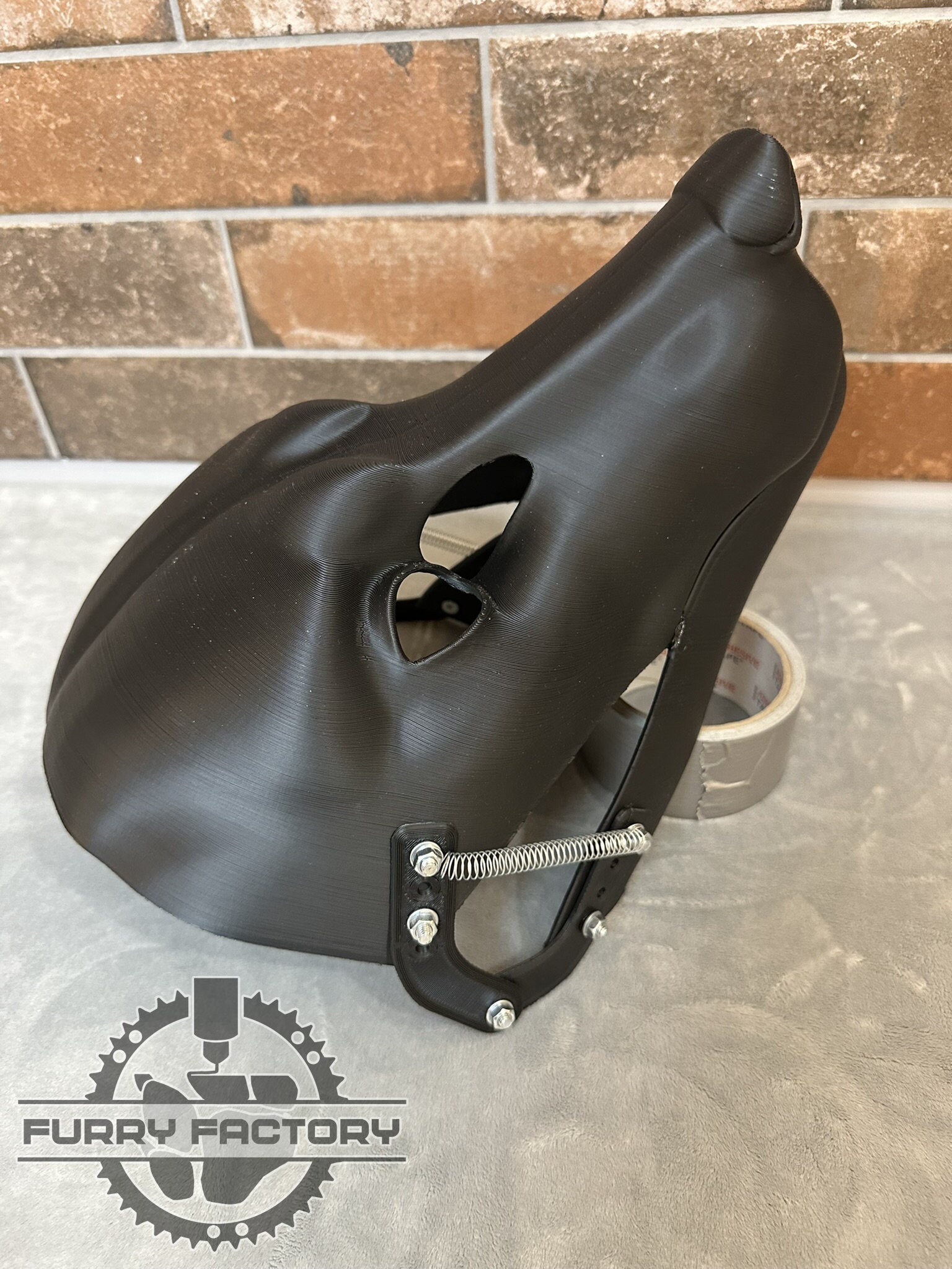 Fox Fursuit Head Base: Moving Jaw, For Realistic Canine Costume, 3D Printed 6 Fox Fursuit Head Base: Moving Jaw, For Realistic Canine Costume, 3D Printed - obrazek 6