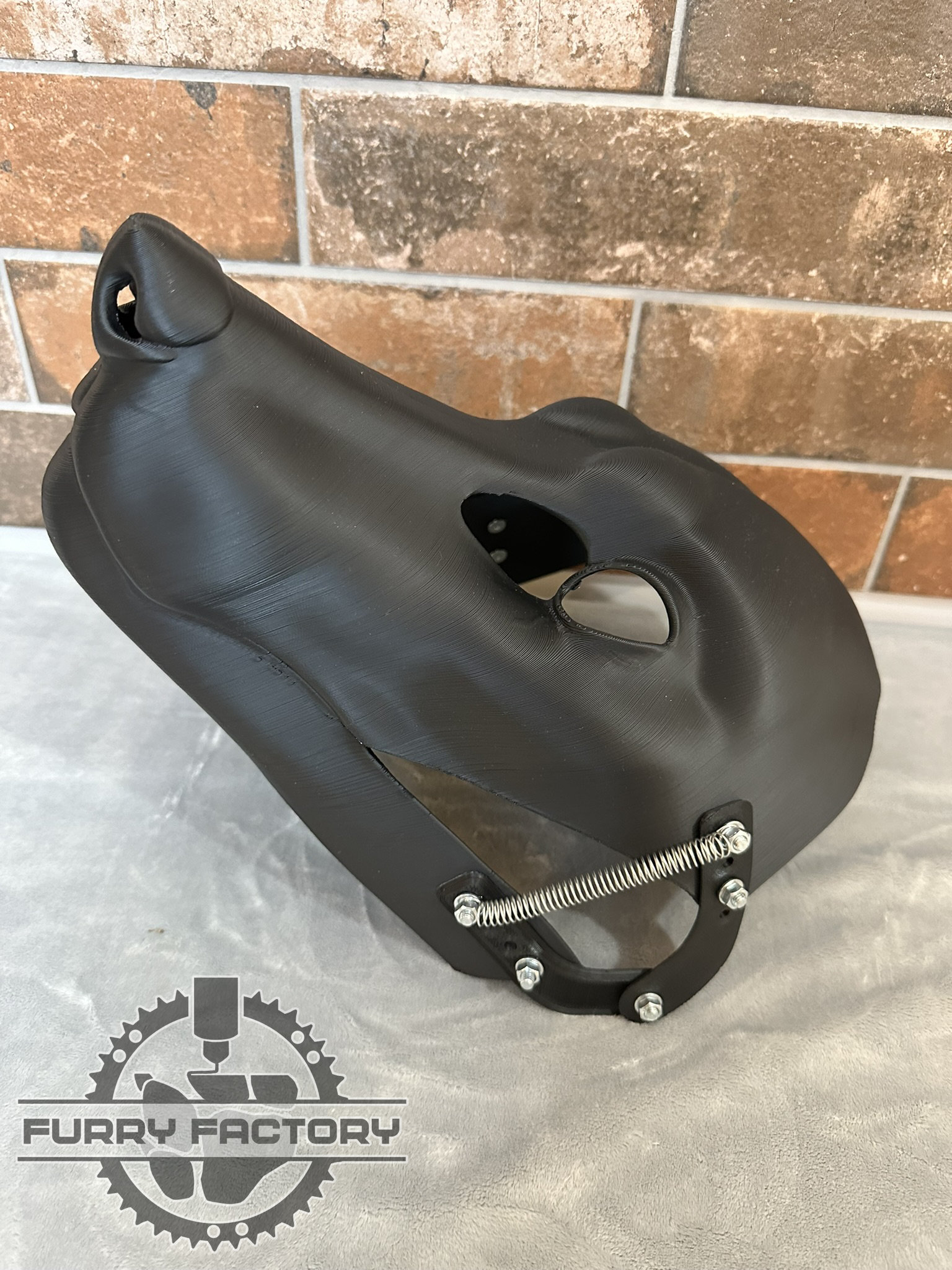 Fox Fursuit Head Base: Moving Jaw, For Realistic Canine Costume, 3D Printed 8 Fox Fursuit Head Base: Moving Jaw, For Realistic Canine Costume, 3D Printed - obrazek 8