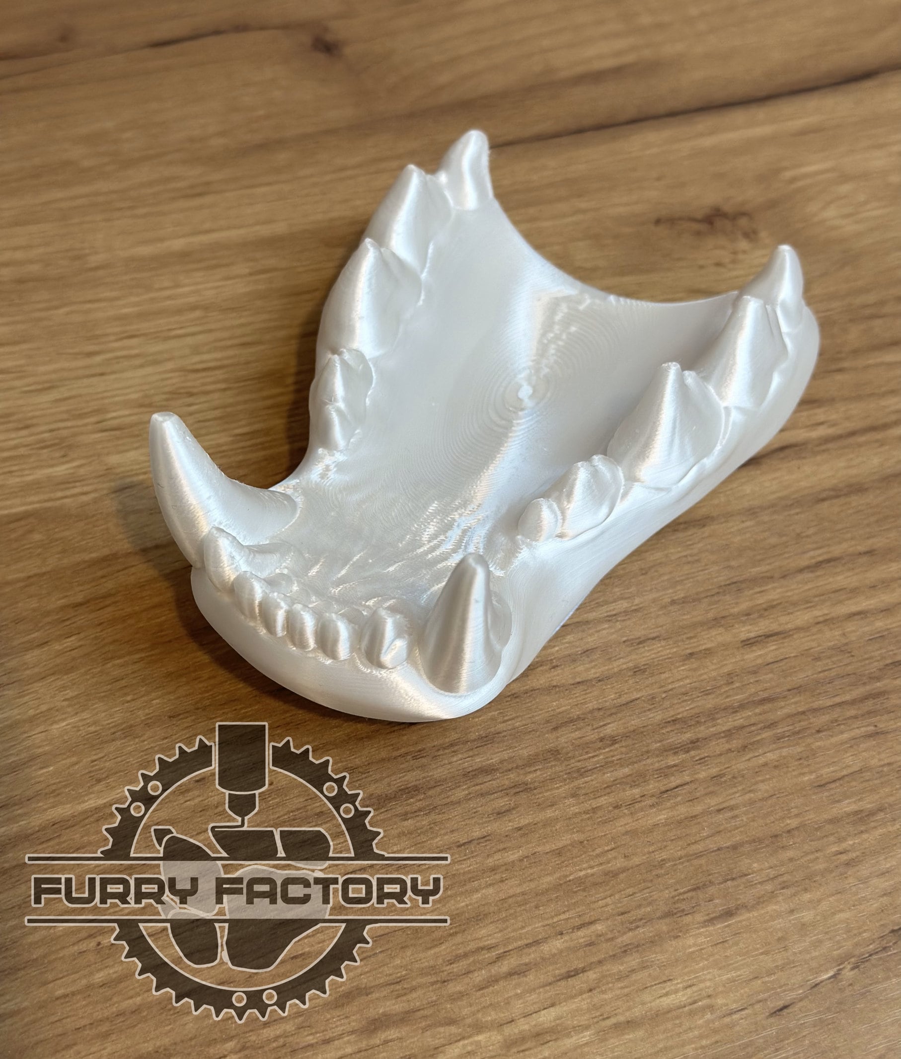 Hyena Fursuit Jaw Set - Realistic 3D-Printed 5 Hyena Fursuit Jaw Set - Realistic 3D-Printed - obrazek 5