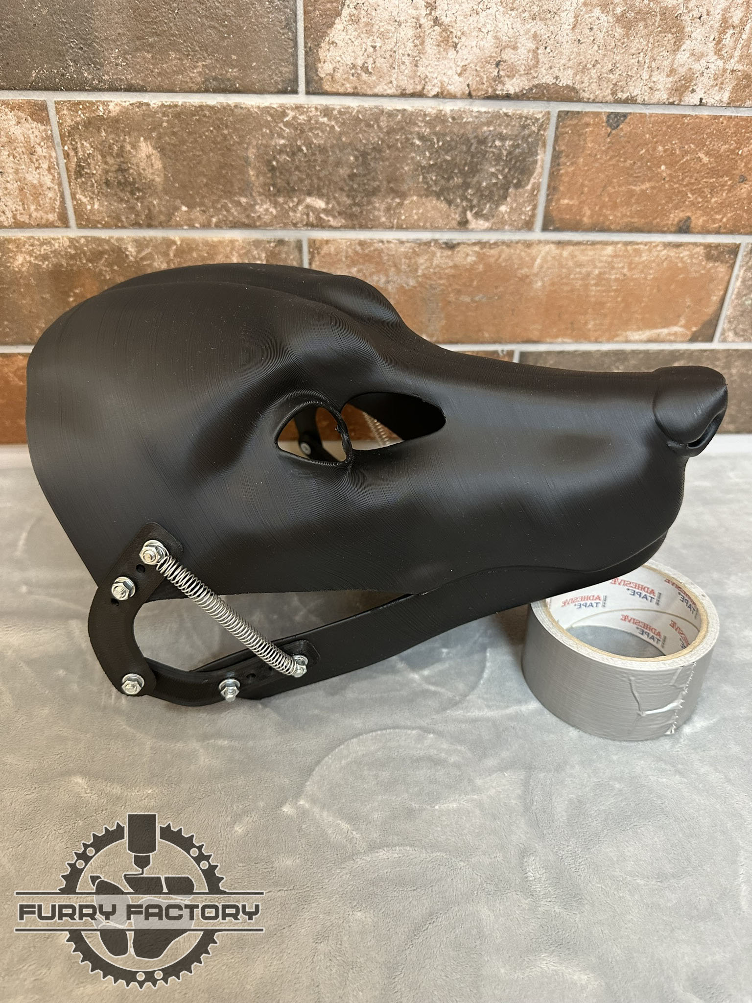 Fox Fursuit Head Base: Moving Jaw, For Realistic Canine Costume, 3D Printed 3 Fox Fursuit Head Base: Moving Jaw, For Realistic Canine Costume, 3D Printed - obrazek 3