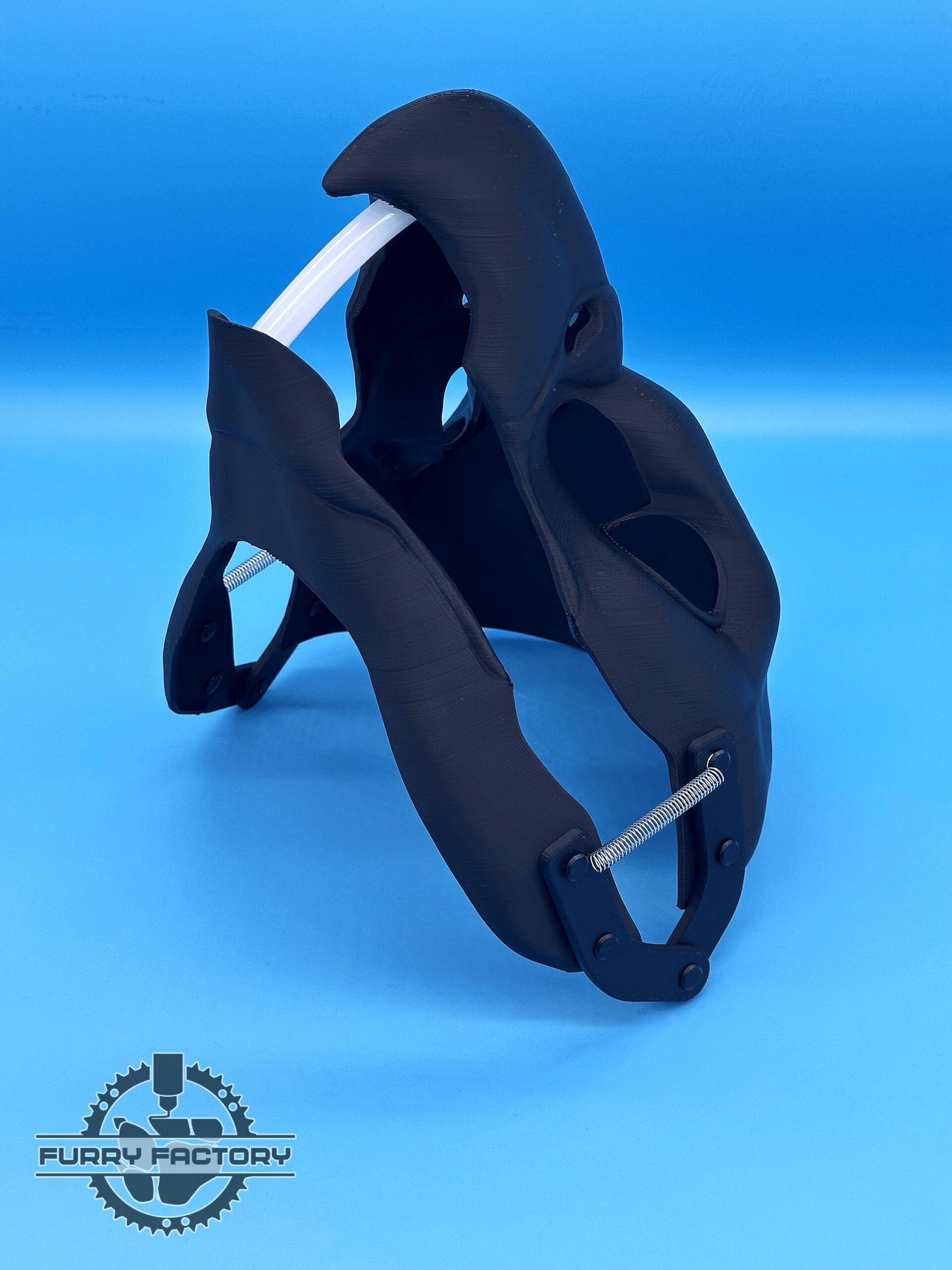 Eagle / Bird / Gryphon Fursuit Head Base with Moving Jaw - 3D Printed, Realistic 9 Eagle / Bird / Gryphon Fursuit Head Base with Moving Jaw - 3D Printed, Realistic - obrazek 9