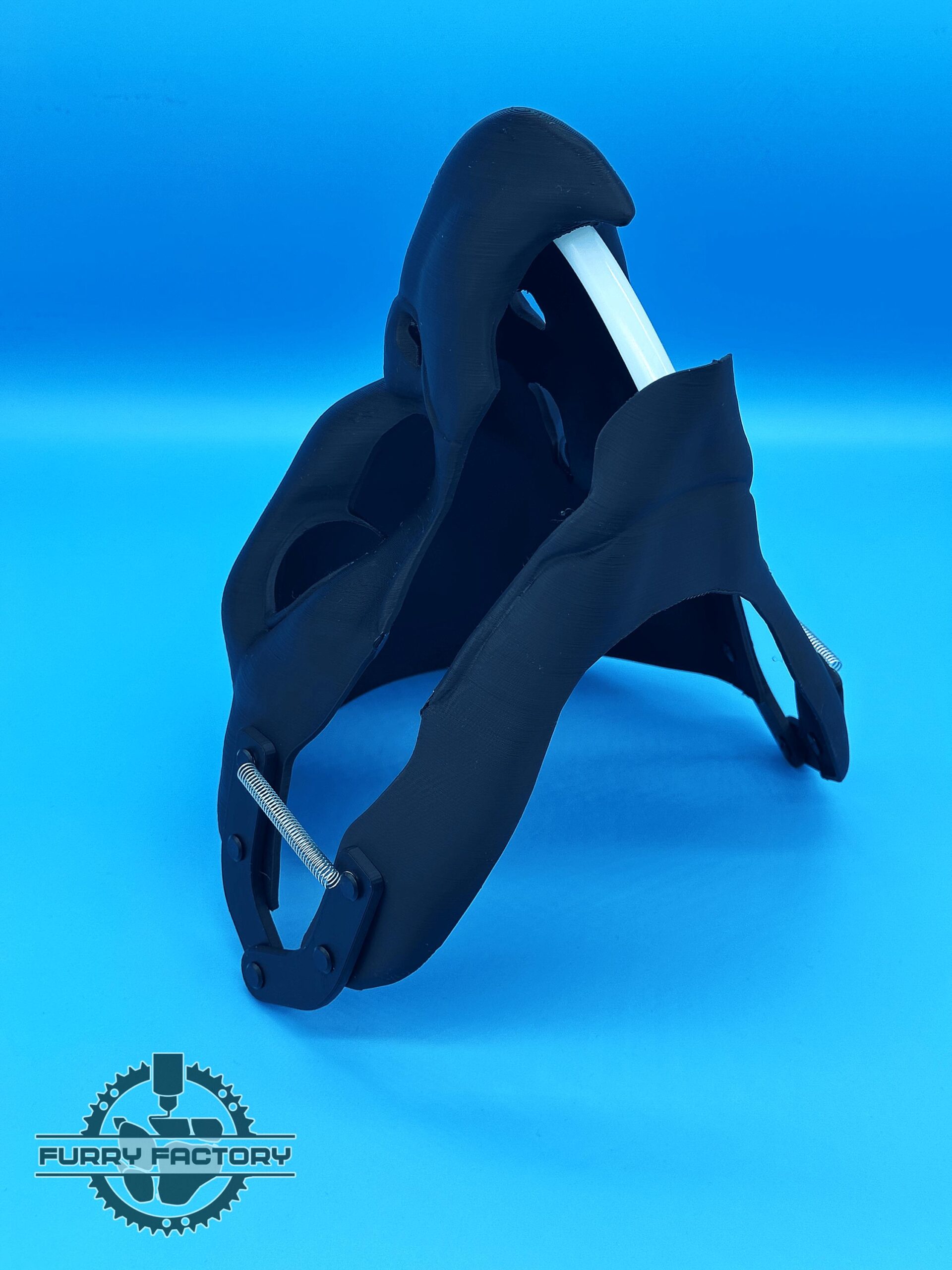 Eagle / Bird / Gryphon Fursuit Head Base with Moving Jaw - 3D Printed, Realistic 10 Eagle / Bird / Gryphon Fursuit Head Base with Moving Jaw - 3D Printed, Realistic - obrazek 10