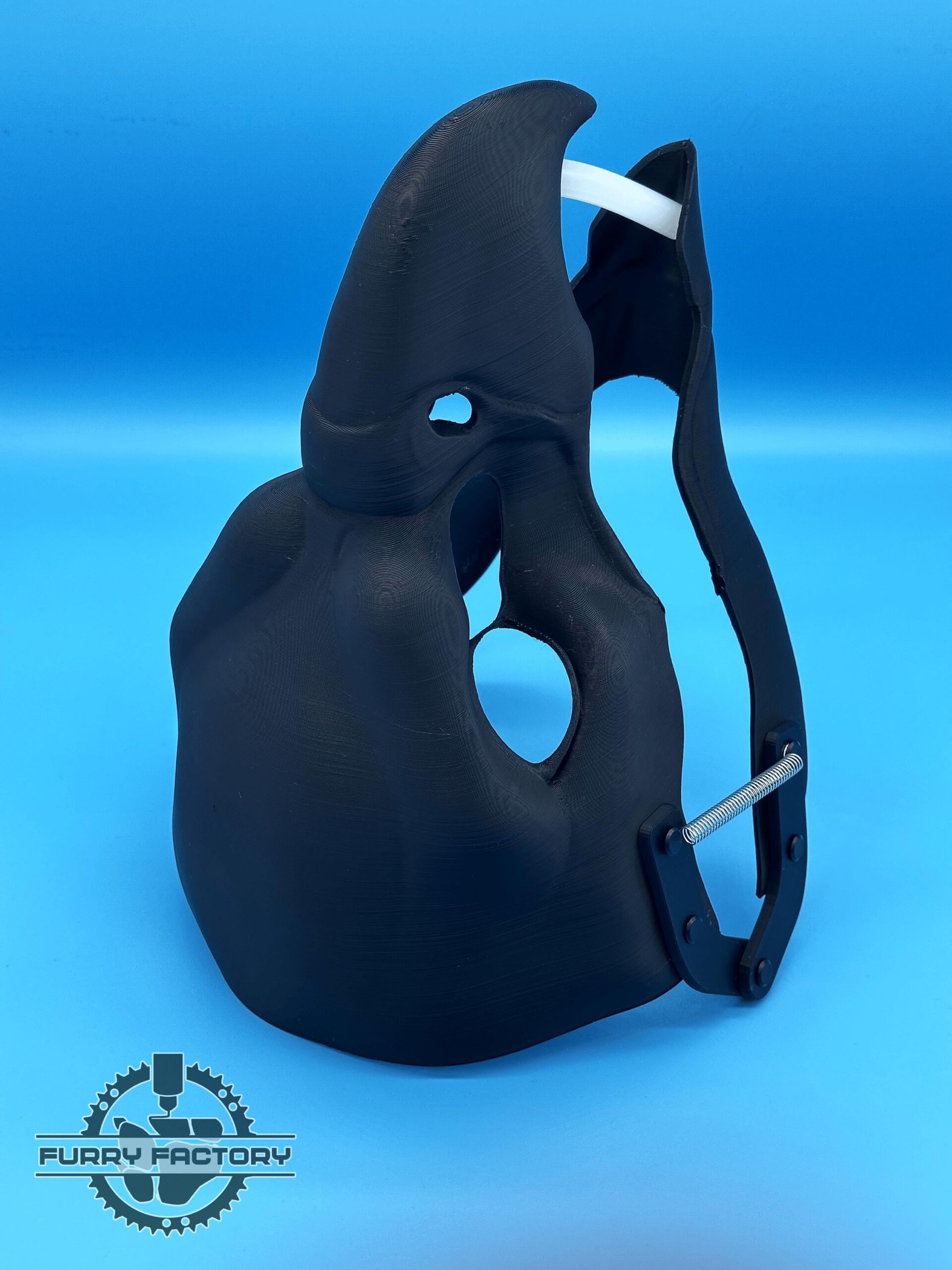 Eagle / Bird / Gryphon Fursuit Head Base with Moving Jaw - 3D Printed, Realistic 5 Eagle / Bird / Gryphon Fursuit Head Base with Moving Jaw - 3D Printed, Realistic - obrazek 5